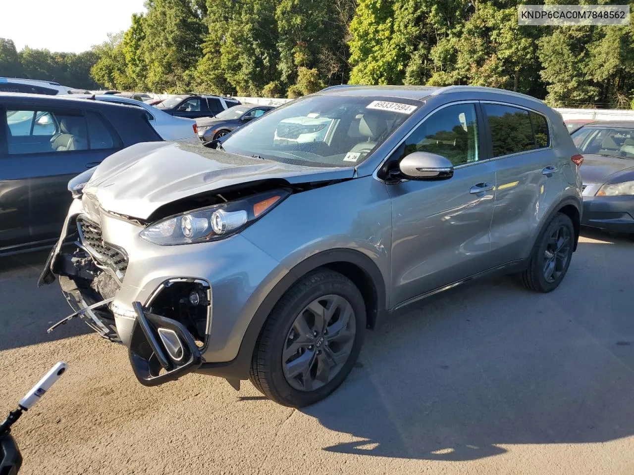 2021 Kia Sportage S VIN: KNDP6CAC0M7848562 Lot: 69337594