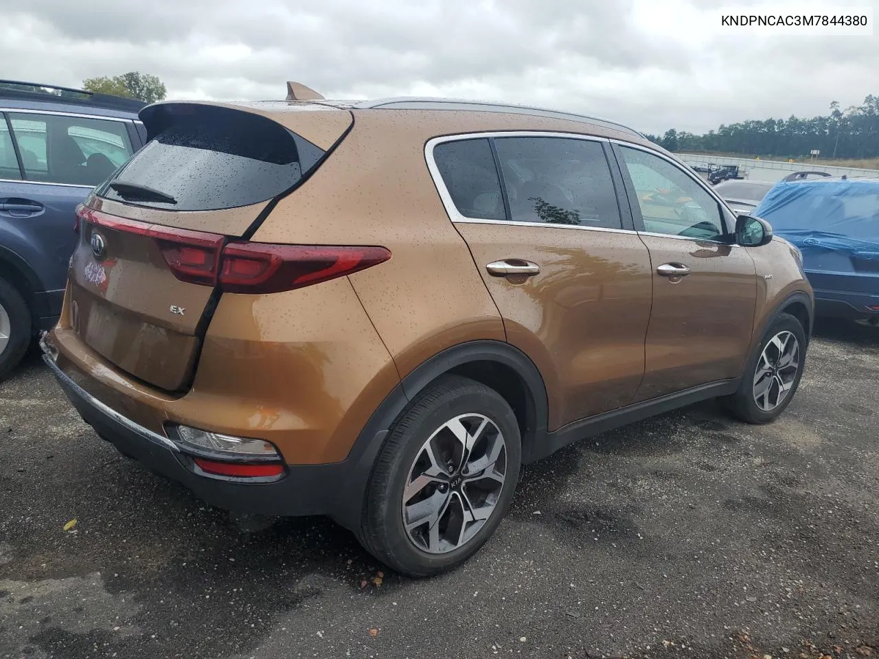 2021 Kia Sportage Ex VIN: KNDPNCAC3M7844380 Lot: 69447324