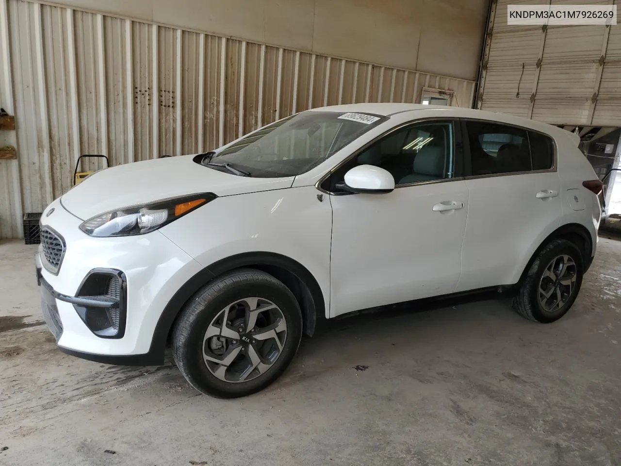 2021 Kia Sportage Lx VIN: KNDPM3AC1M7926269 Lot: 69629484