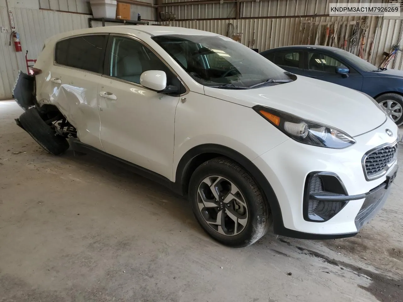 2021 Kia Sportage Lx VIN: KNDPM3AC1M7926269 Lot: 69629484