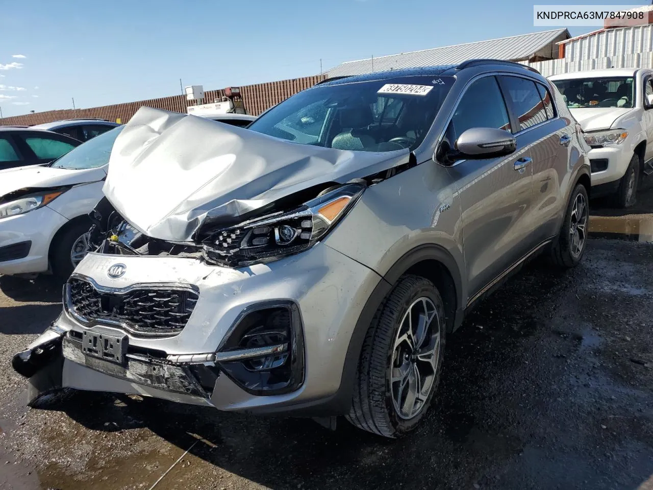 2021 Kia Sportage Sx VIN: KNDPRCA63M7847908 Lot: 69750204