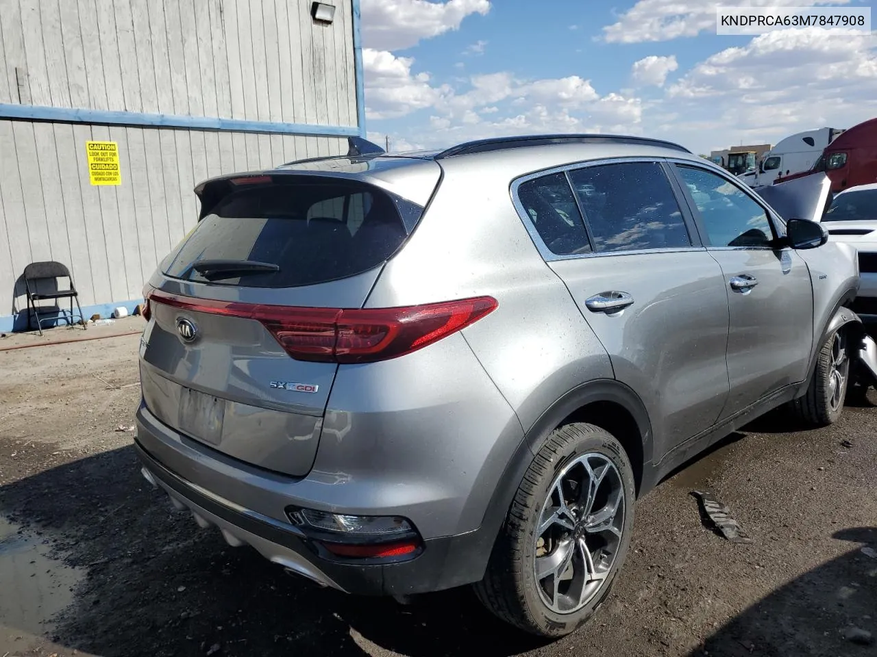 2021 Kia Sportage Sx VIN: KNDPRCA63M7847908 Lot: 69750204