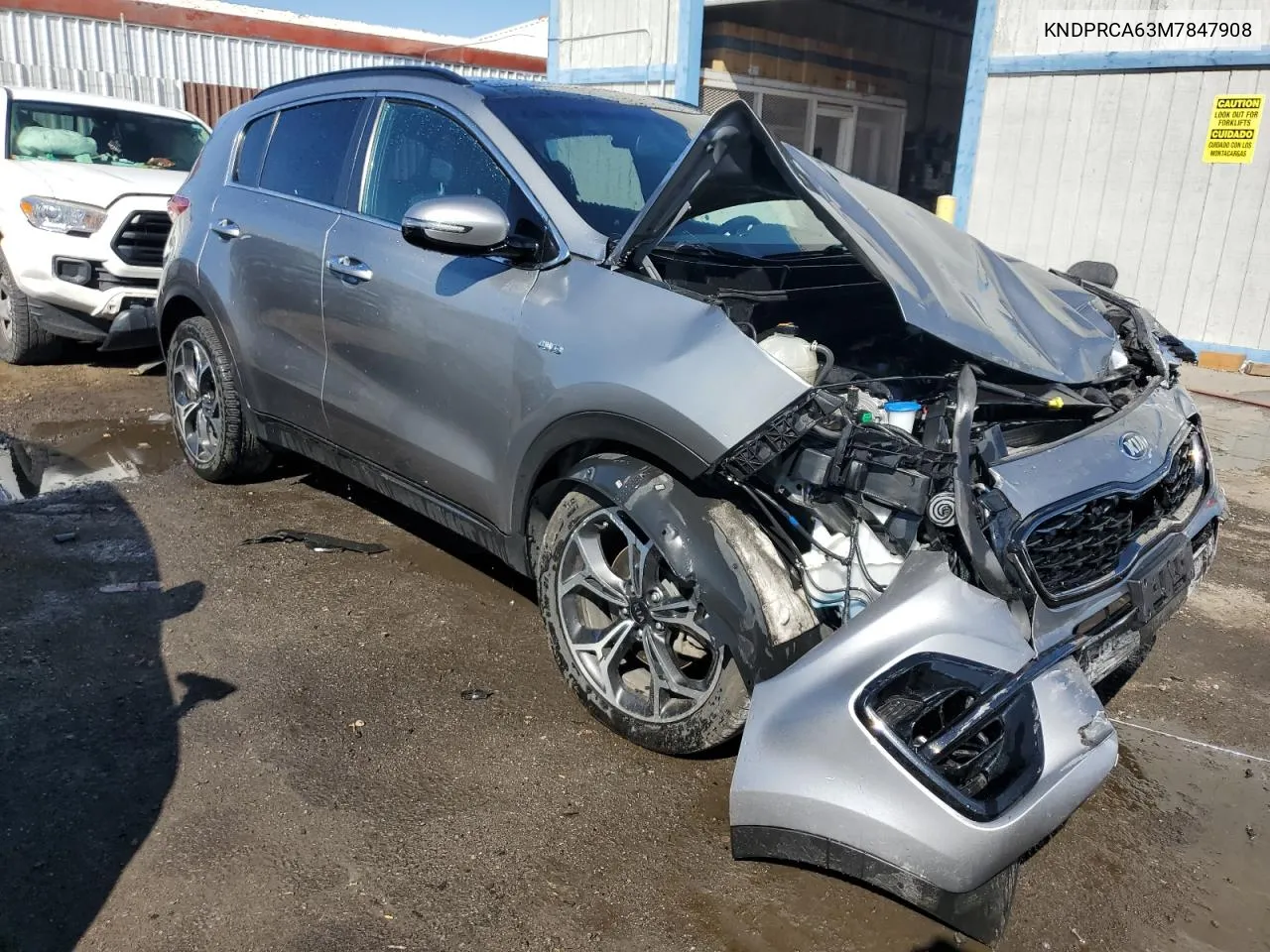 2021 Kia Sportage Sx VIN: KNDPRCA63M7847908 Lot: 69750204