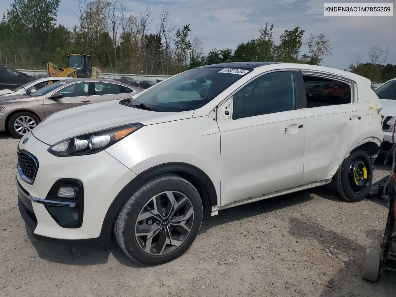 2021 Kia Sportage Ex VIN: KNDPN3AC1M7855359 Lot: 69922604