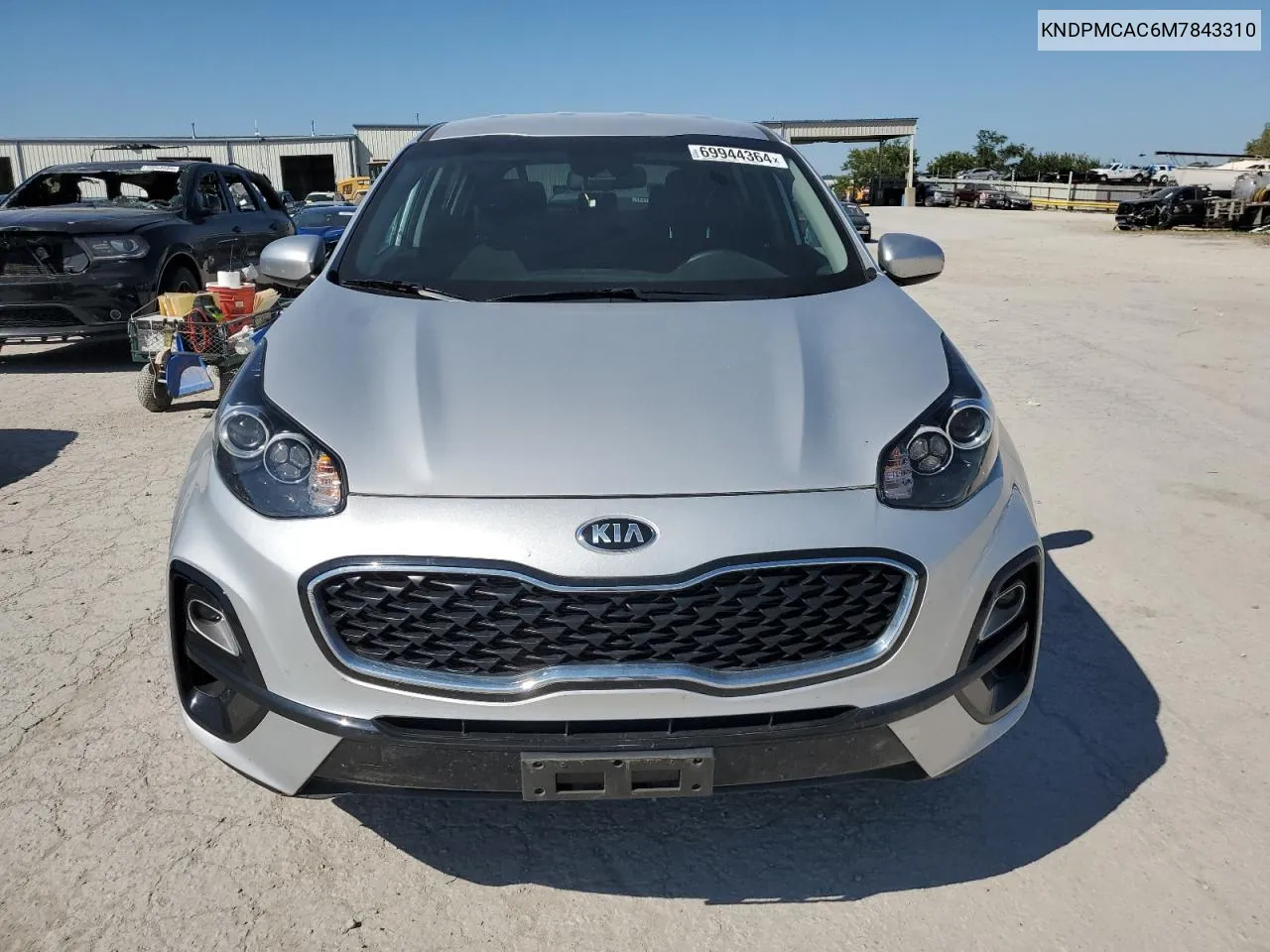 2021 Kia Sportage Lx VIN: KNDPMCAC6M7843310 Lot: 69944364