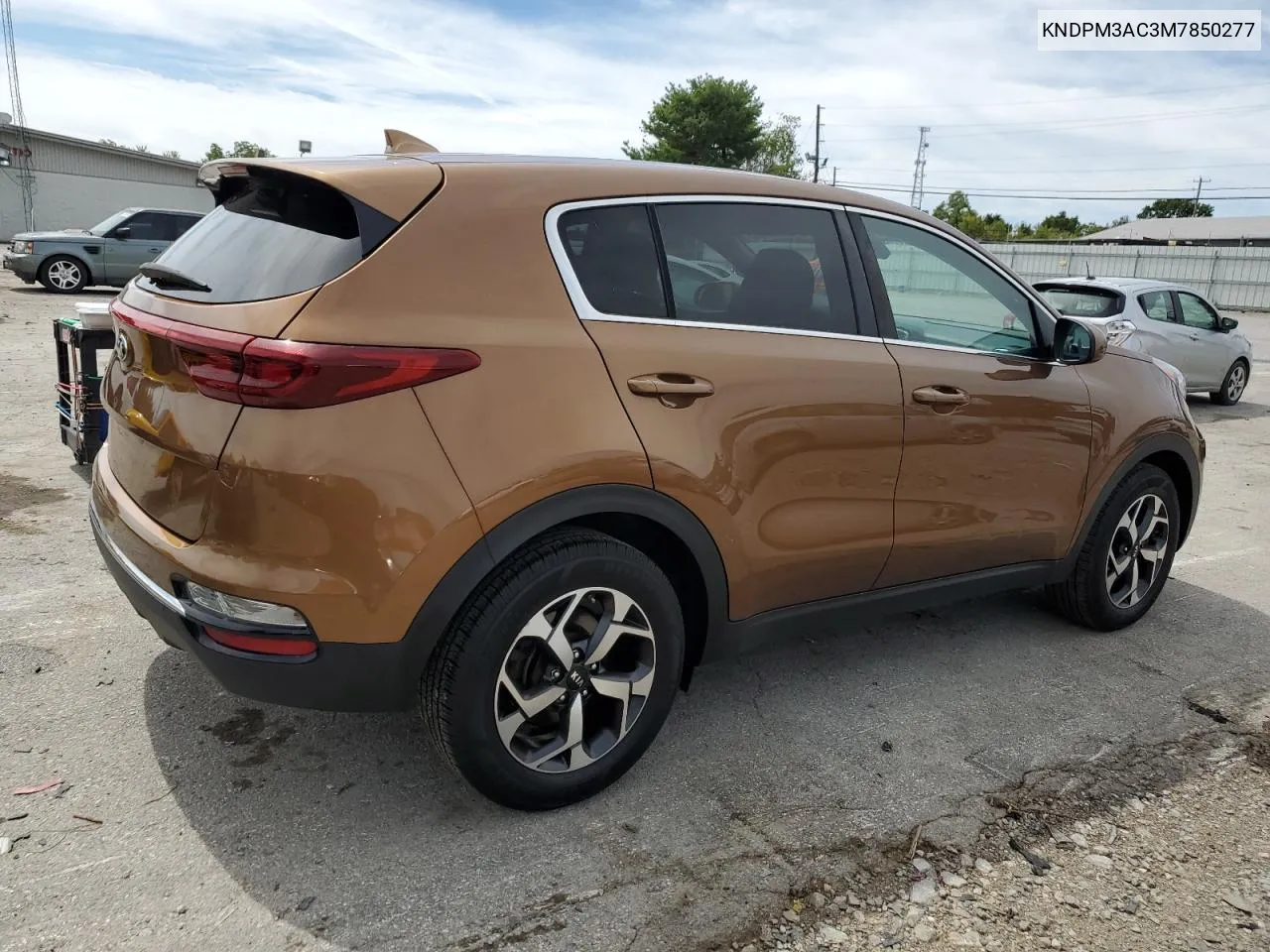 2021 Kia Sportage Lx VIN: KNDPM3AC3M7850277 Lot: 70144424