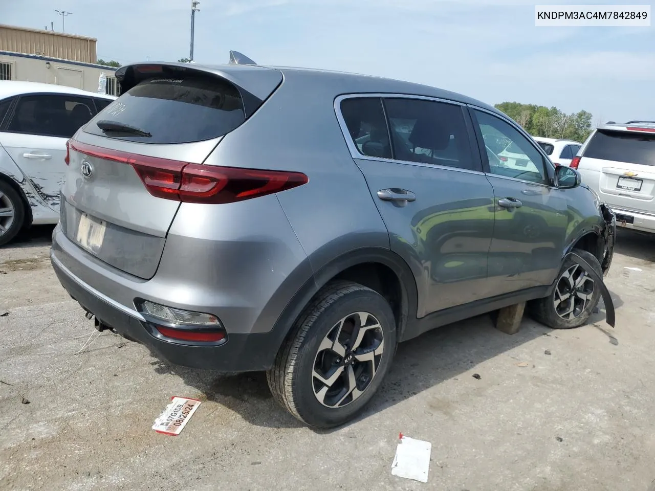 2021 Kia Sportage Lx VIN: KNDPM3AC4M7842849 Lot: 70313964