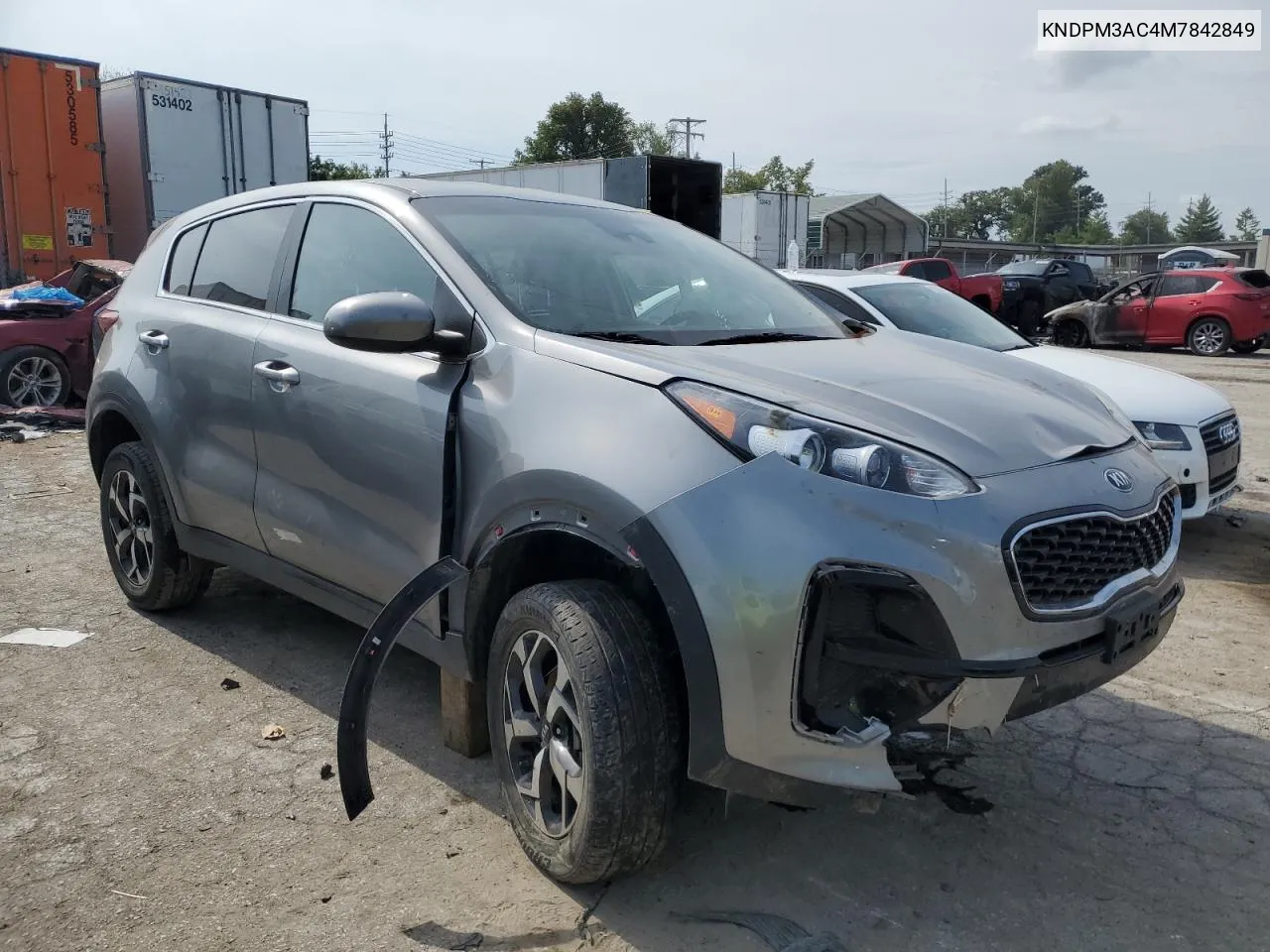 2021 Kia Sportage Lx VIN: KNDPM3AC4M7842849 Lot: 70313964