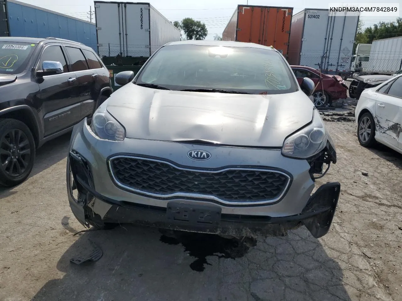 2021 Kia Sportage Lx VIN: KNDPM3AC4M7842849 Lot: 70313964