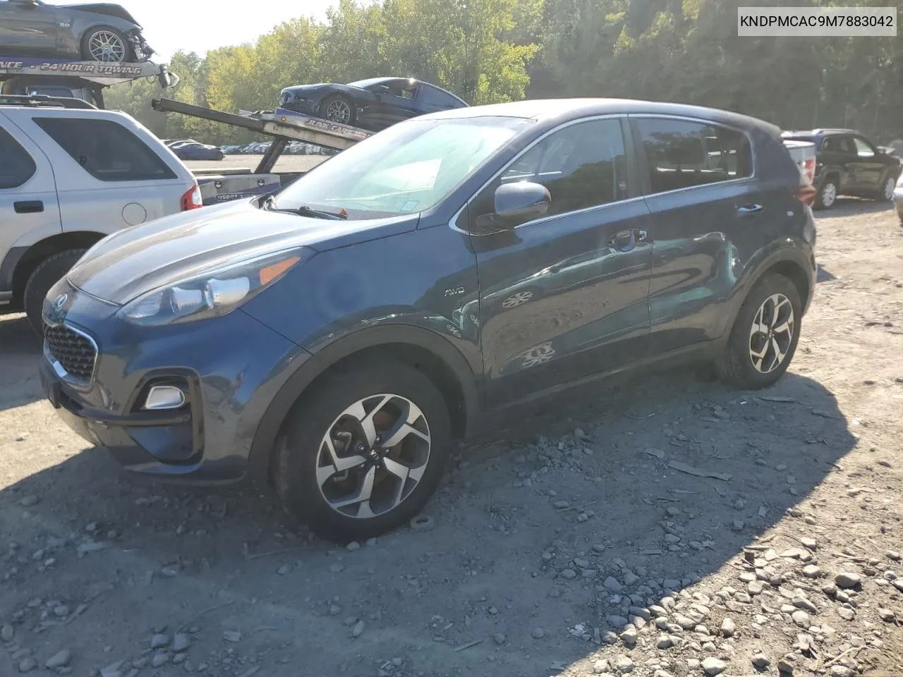 2021 Kia Sportage Lx VIN: KNDPMCAC9M7883042 Lot: 70428434