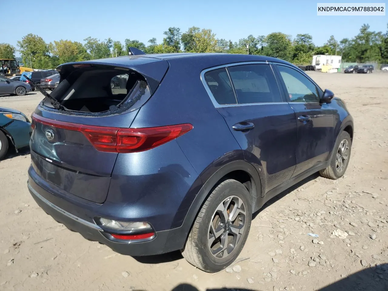 2021 Kia Sportage Lx VIN: KNDPMCAC9M7883042 Lot: 70428434