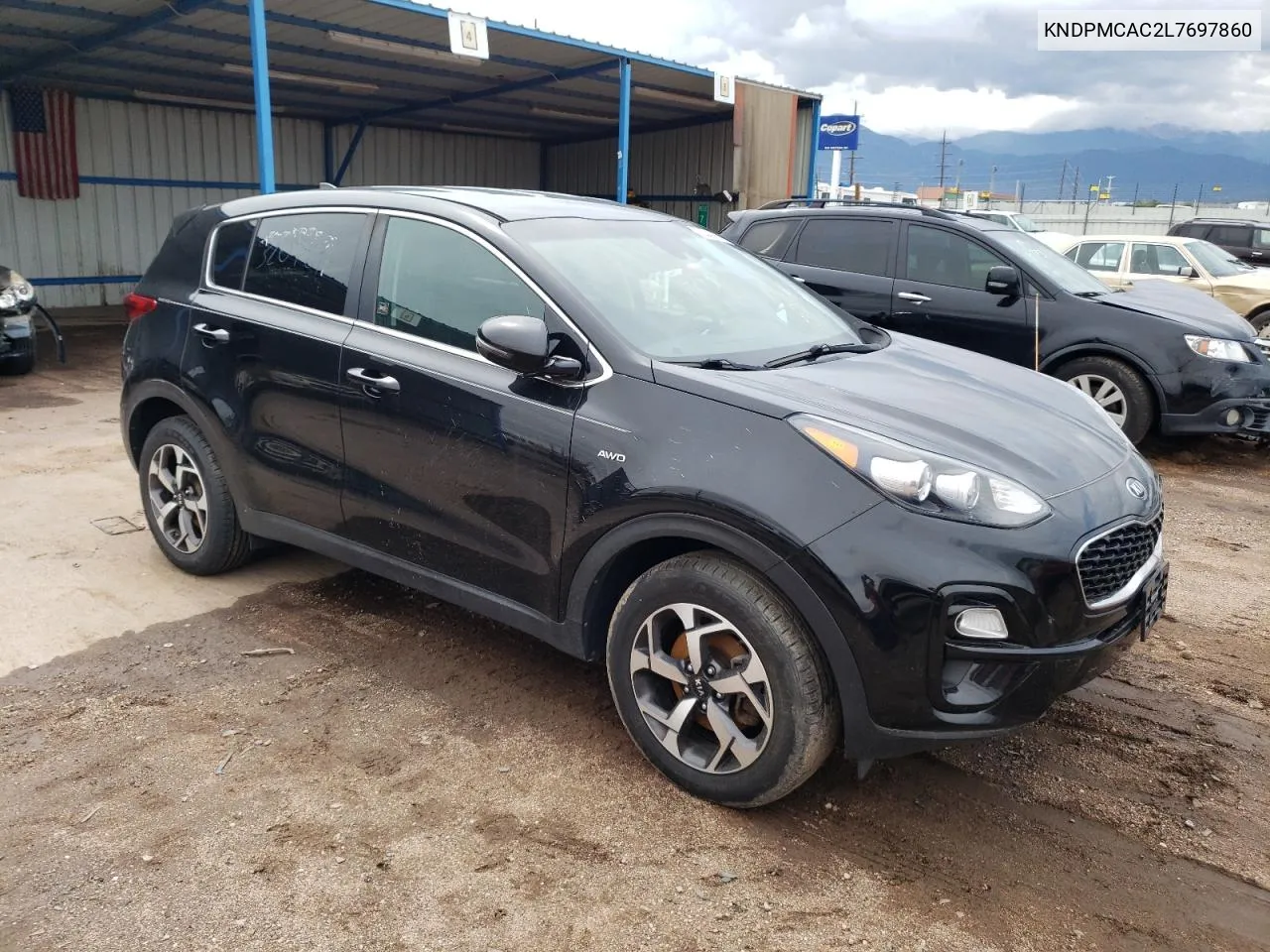 2021 Kia Sportage Lx VIN: KNDPMCAC2L7697860 Lot: 70449064