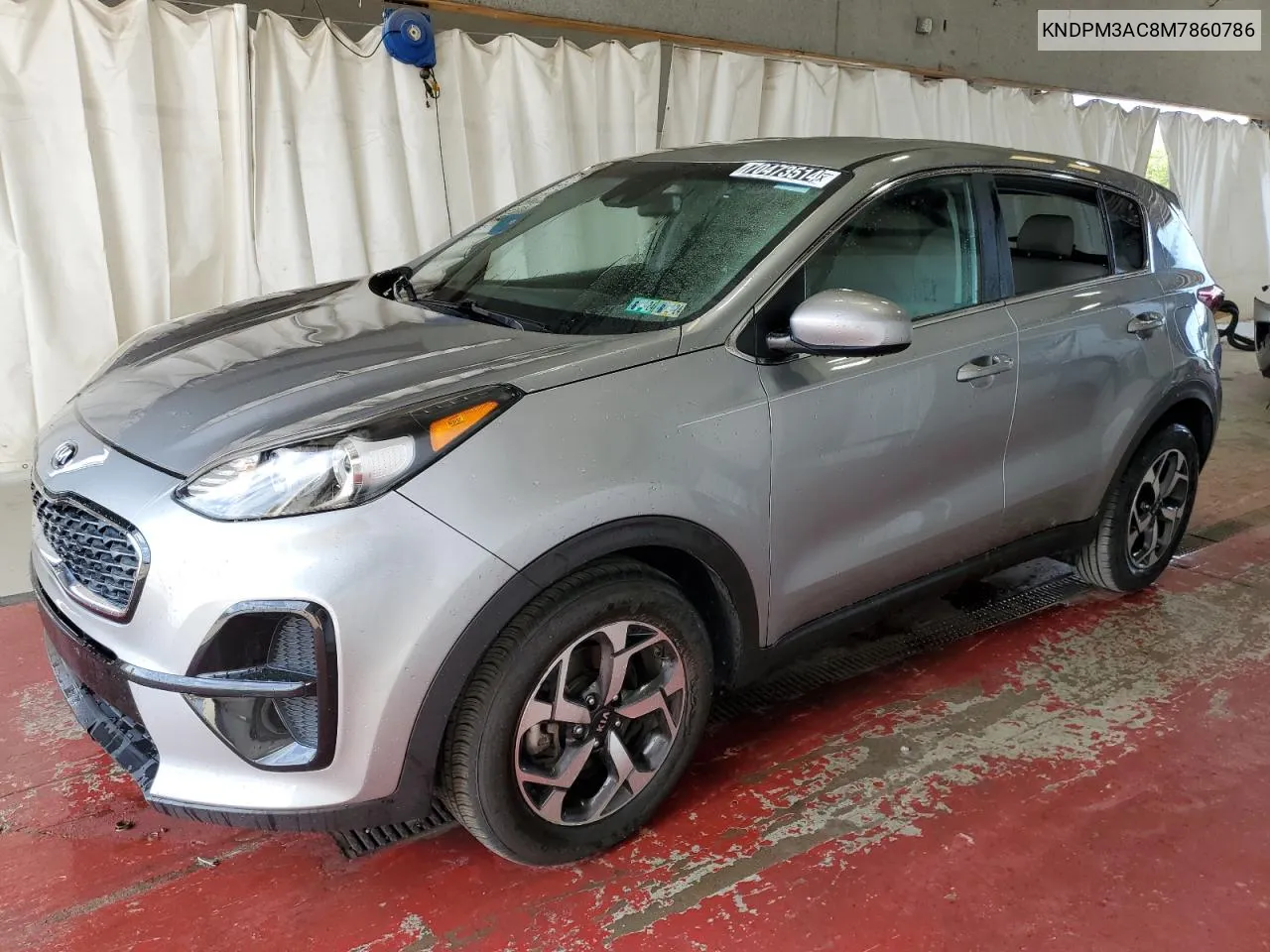 2021 Kia Sportage Lx VIN: KNDPM3AC8M7860786 Lot: 70473514