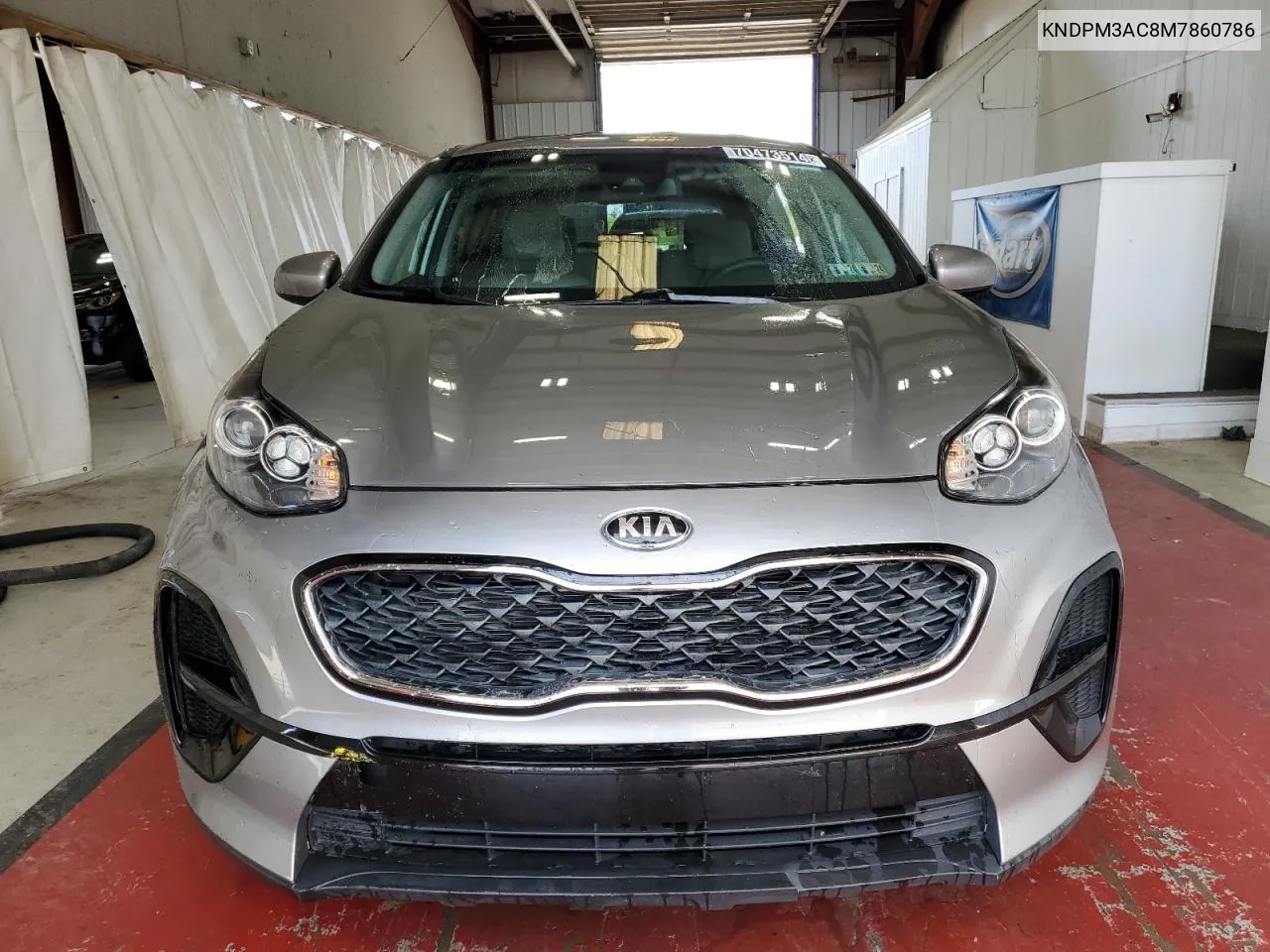 2021 Kia Sportage Lx VIN: KNDPM3AC8M7860786 Lot: 70473514