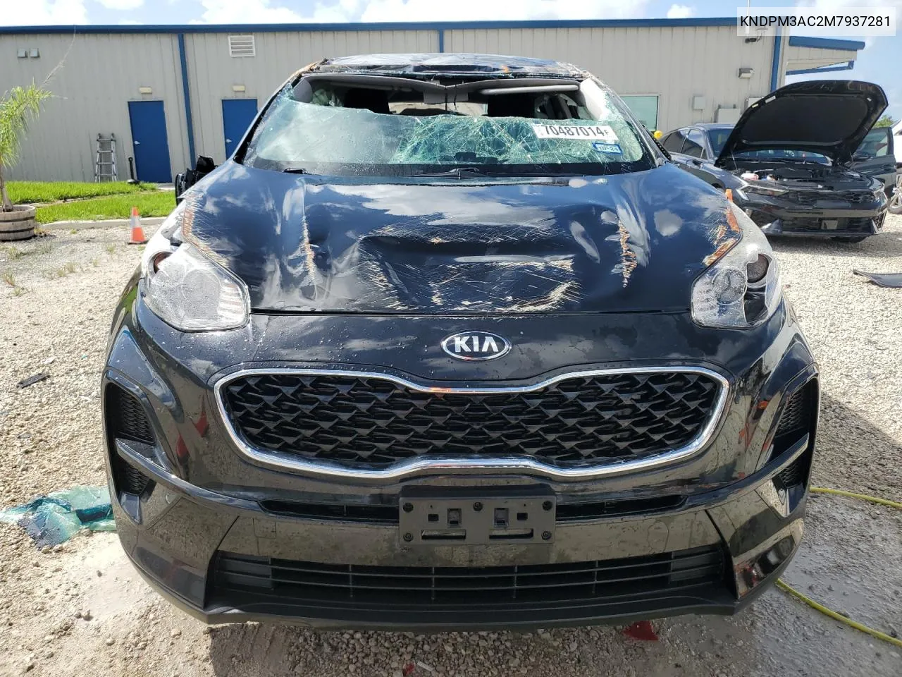 2021 Kia Sportage Lx VIN: KNDPM3AC2M7937281 Lot: 70487014