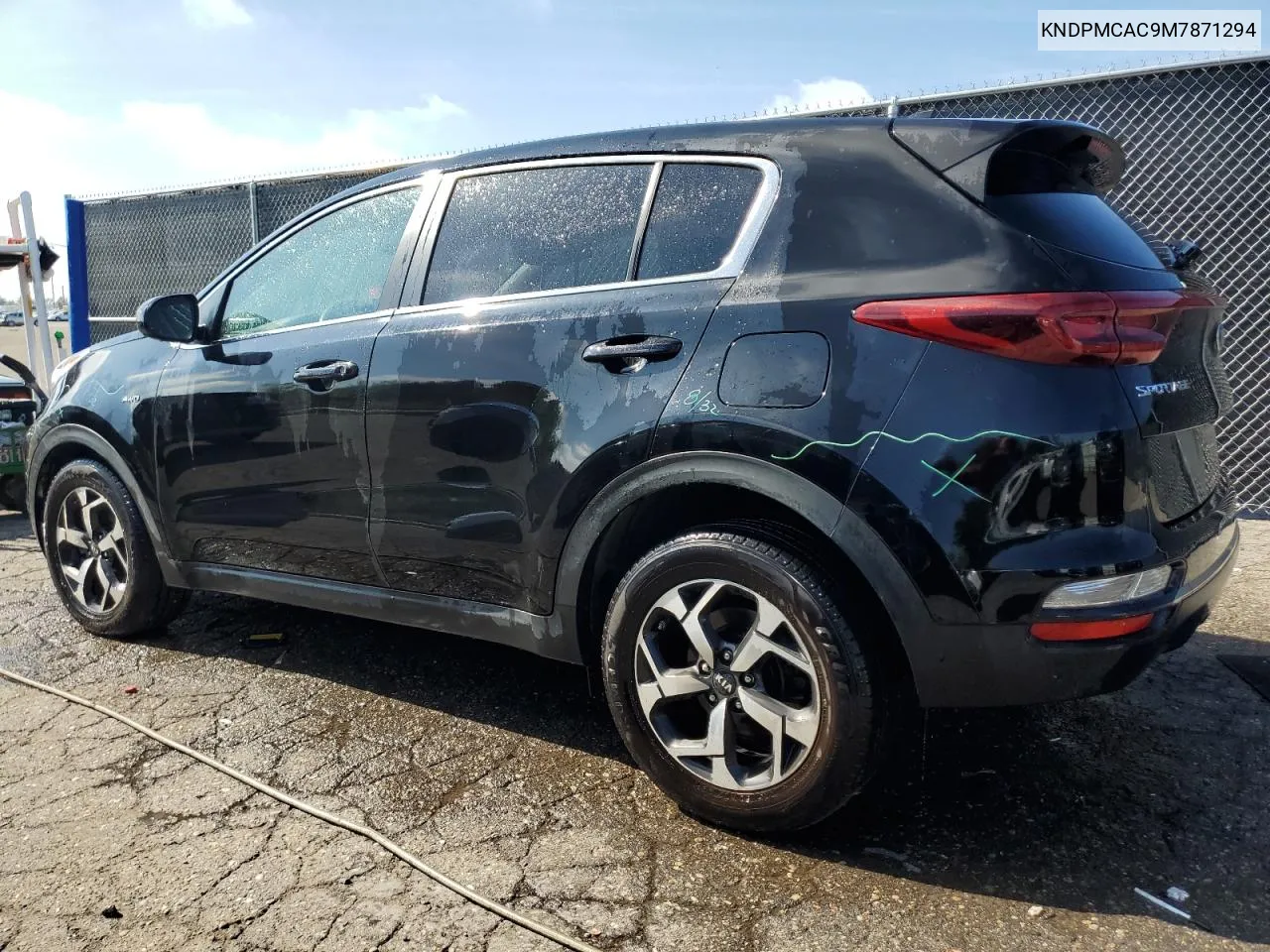 2021 Kia Sportage Lx VIN: KNDPMCAC9M7871294 Lot: 70791434