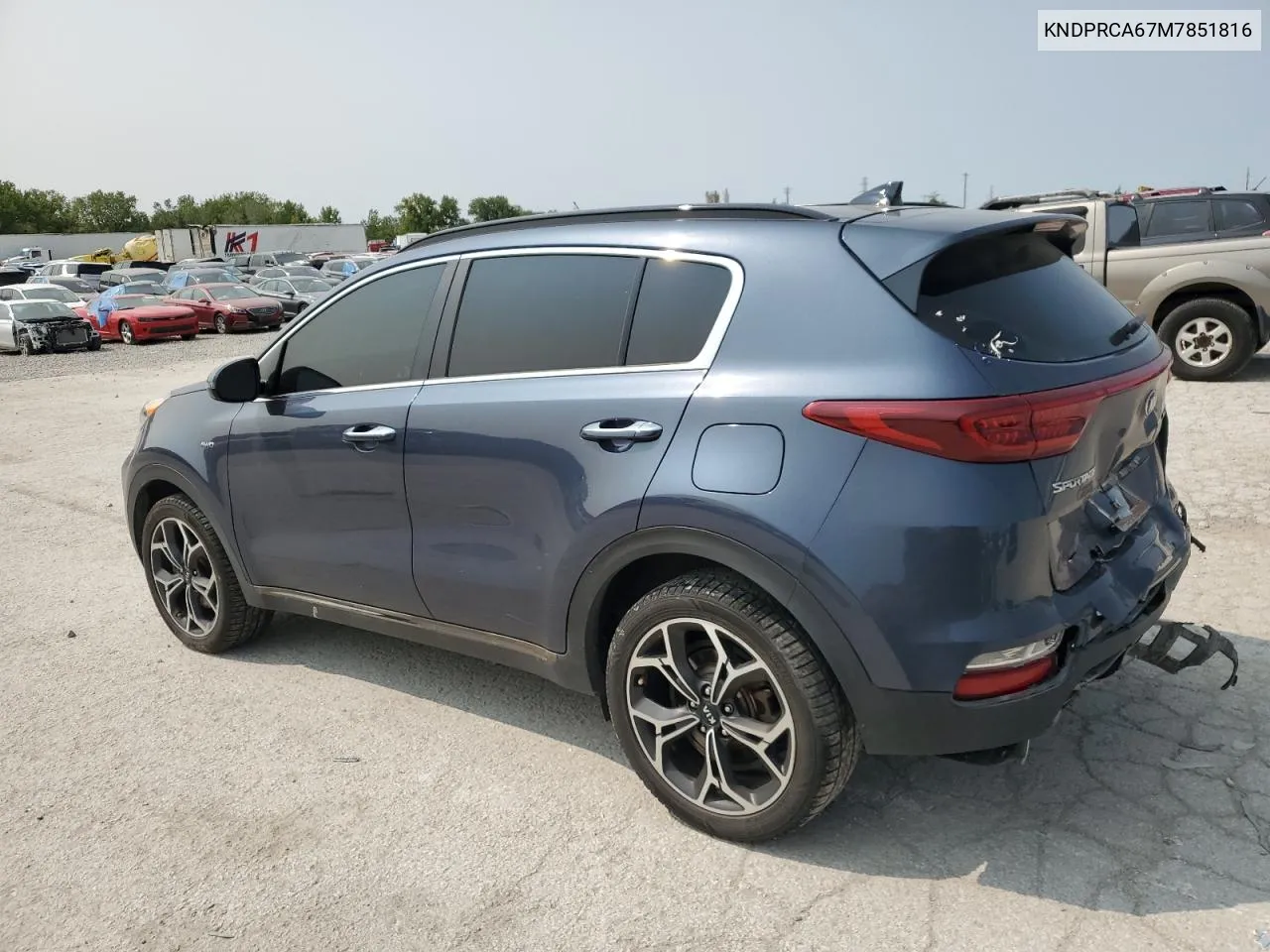 2021 Kia Sportage Sx VIN: KNDPRCA67M7851816 Lot: 71040054