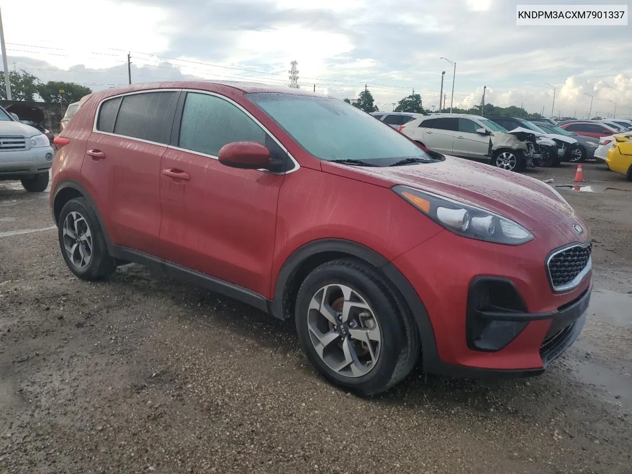 KNDPM3ACXM7901337 2021 Kia Sportage Lx