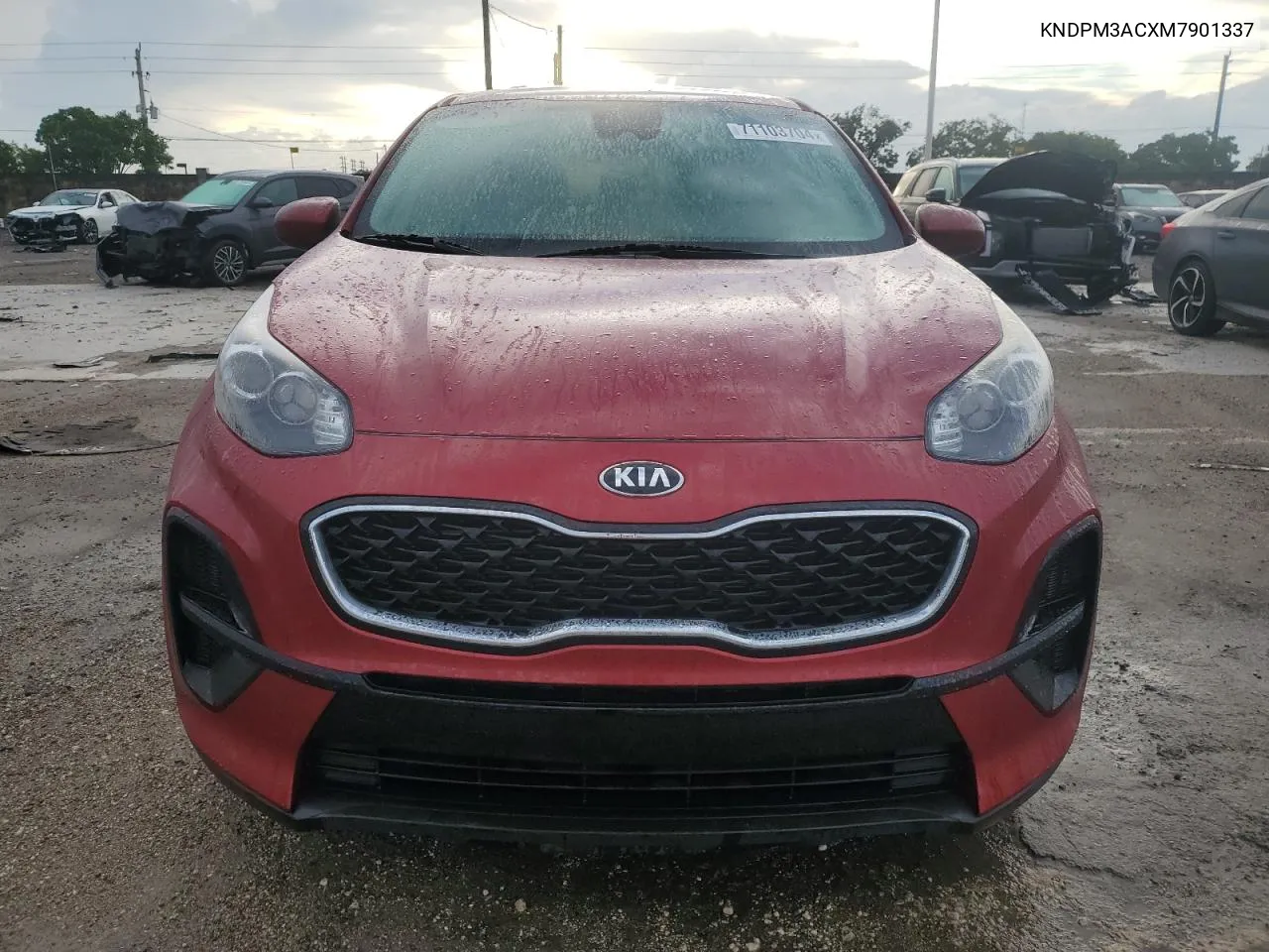 KNDPM3ACXM7901337 2021 Kia Sportage Lx