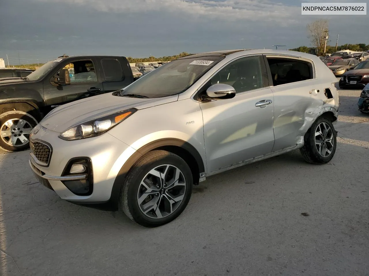 KNDPNCAC5M7876022 2021 Kia Sportage Ex