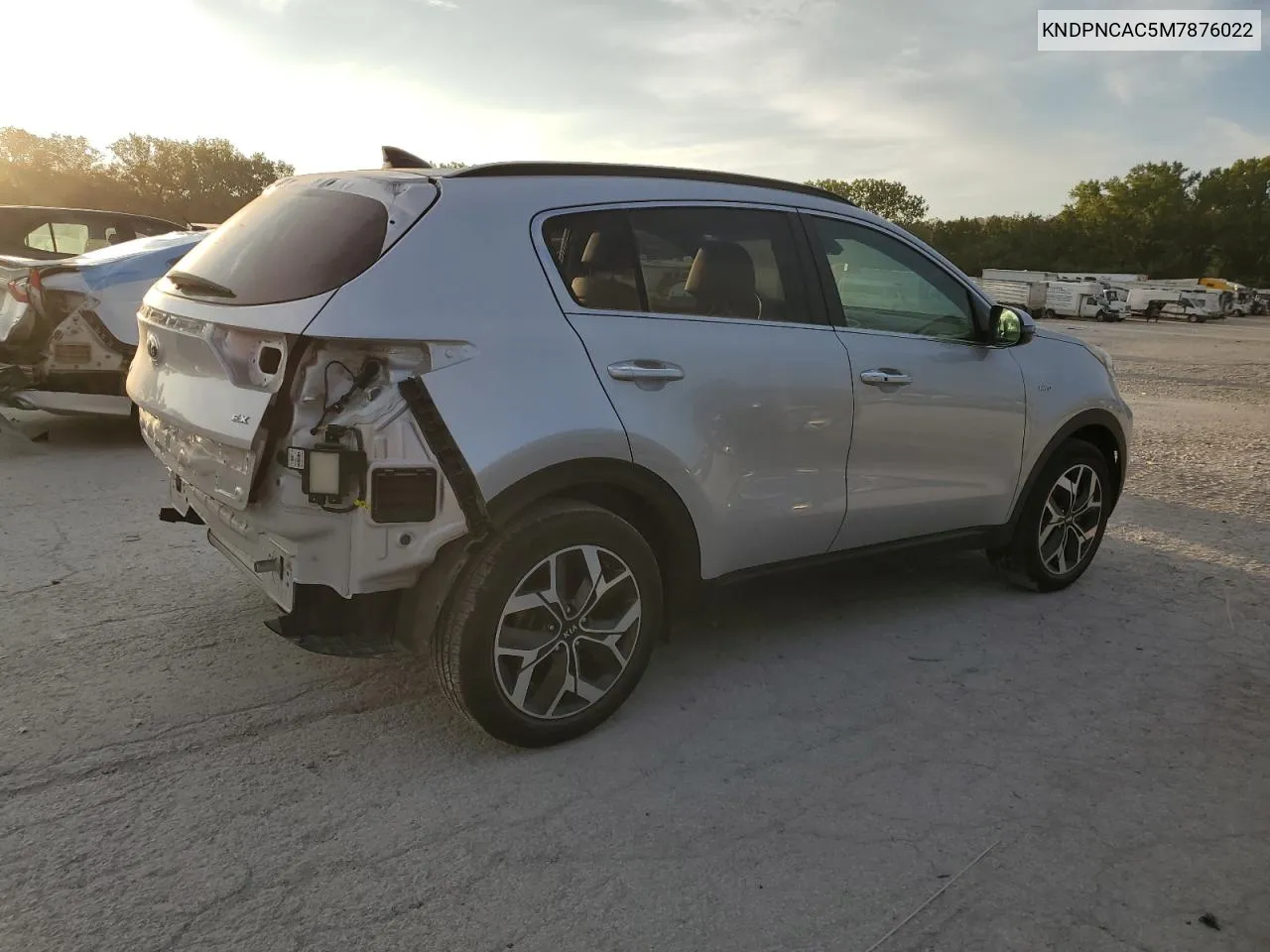 2021 Kia Sportage Ex VIN: KNDPNCAC5M7876022 Lot: 71336934