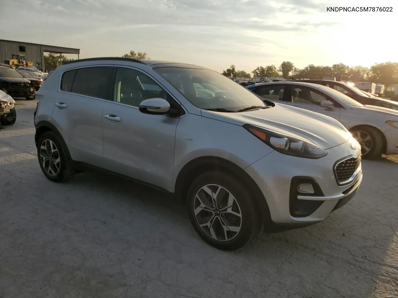 2021 Kia Sportage Ex VIN: KNDPNCAC5M7876022 Lot: 71336934