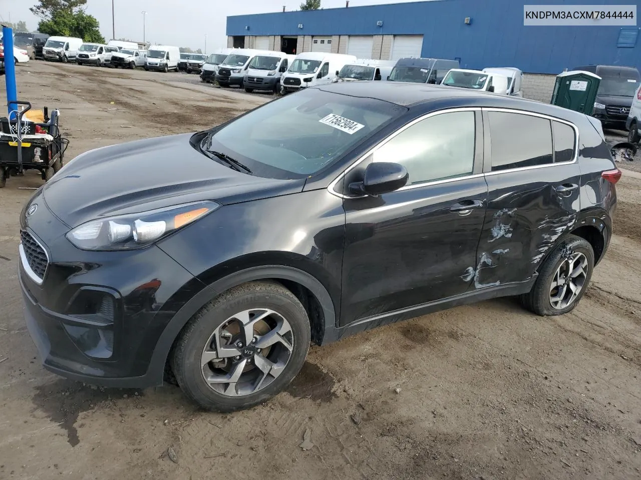 2021 Kia Sportage Lx VIN: KNDPM3ACXM7844444 Lot: 71562904