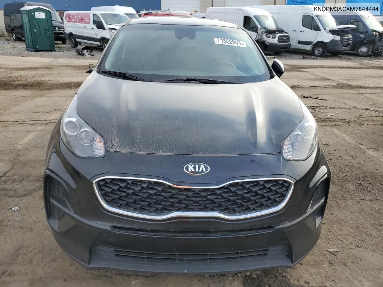 2021 Kia Sportage Lx VIN: KNDPM3ACXM7844444 Lot: 71562904