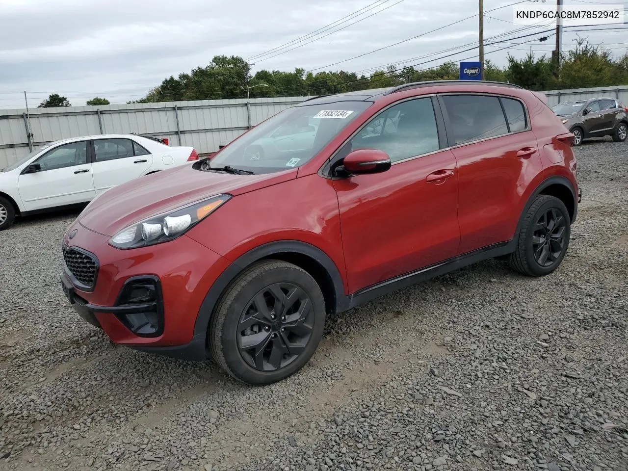 2021 Kia Sportage S VIN: KNDP6CAC8M7852942 Lot: 71652134