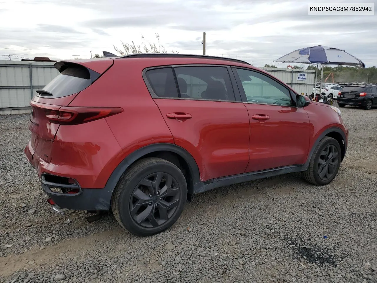 2021 Kia Sportage S VIN: KNDP6CAC8M7852942 Lot: 71652134