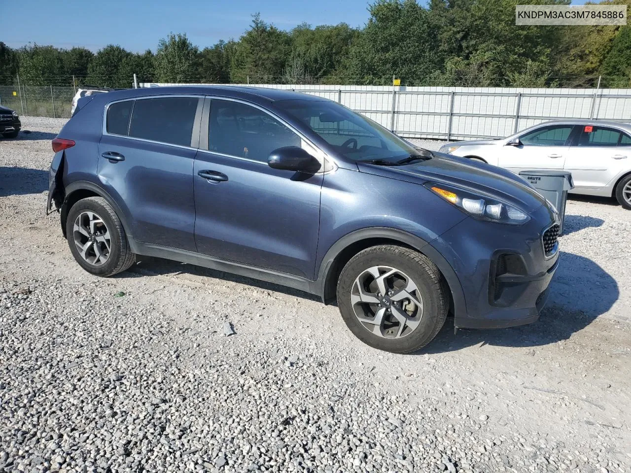 2021 Kia Sportage Lx VIN: KNDPM3AC3M7845886 Lot: 71743484