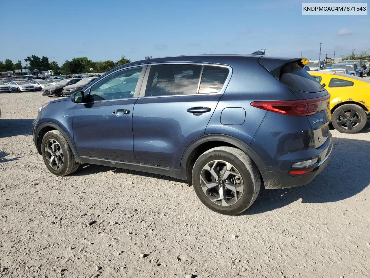 KNDPMCAC4M7871543 2021 Kia Sportage Lx