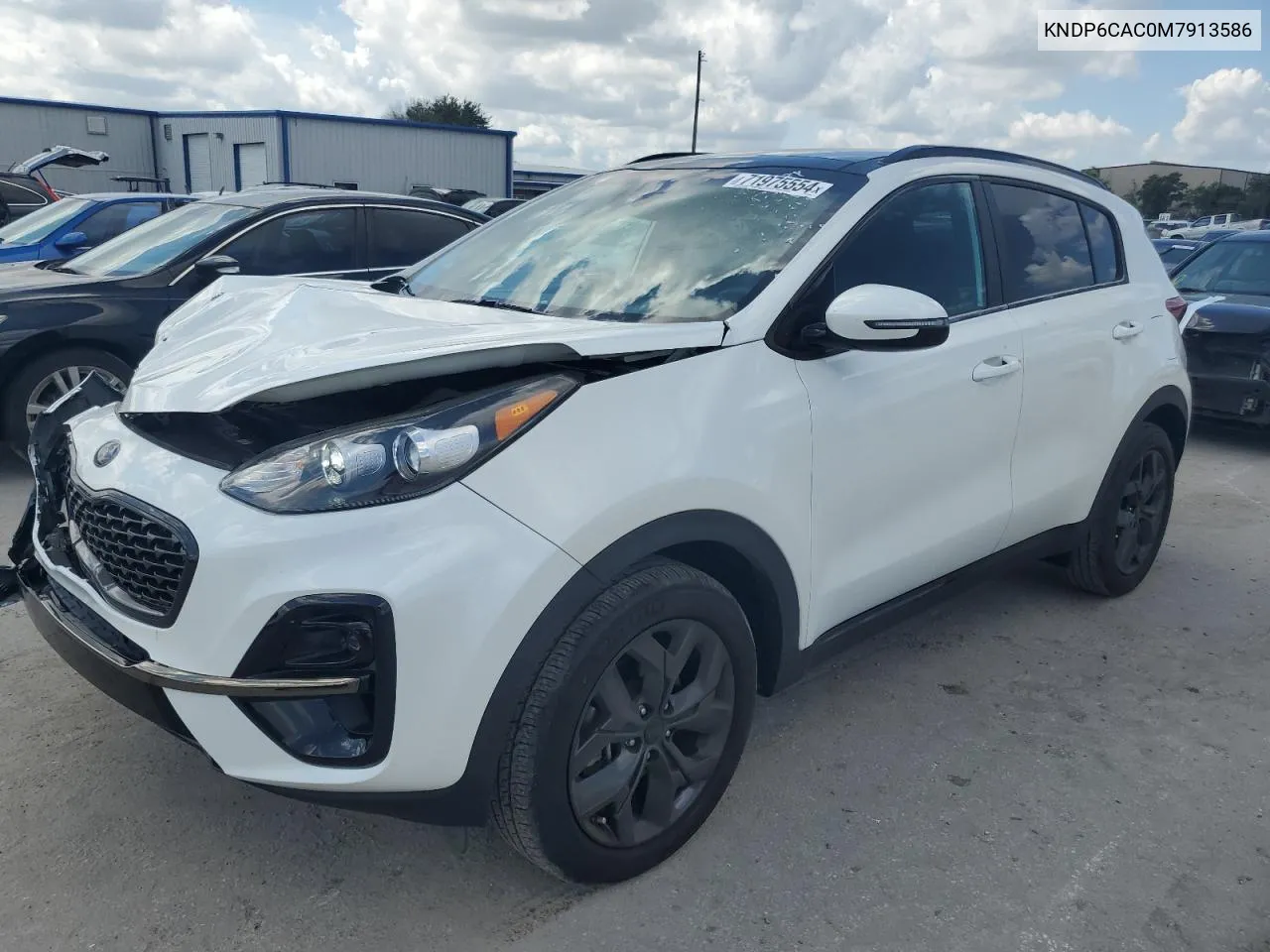 2021 Kia Sportage S VIN: KNDP6CAC0M7913586 Lot: 71975554