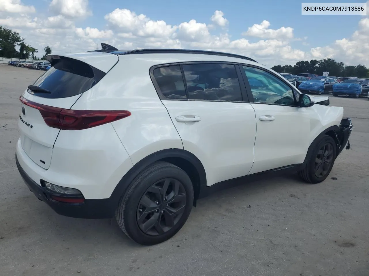 2021 Kia Sportage S VIN: KNDP6CAC0M7913586 Lot: 71975554