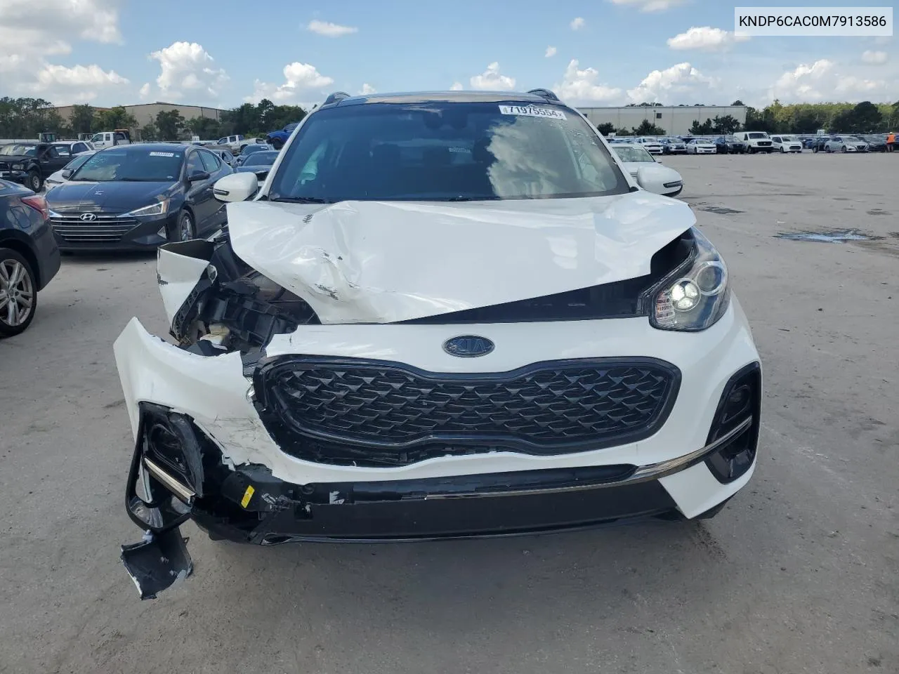 2021 Kia Sportage S VIN: KNDP6CAC0M7913586 Lot: 71975554