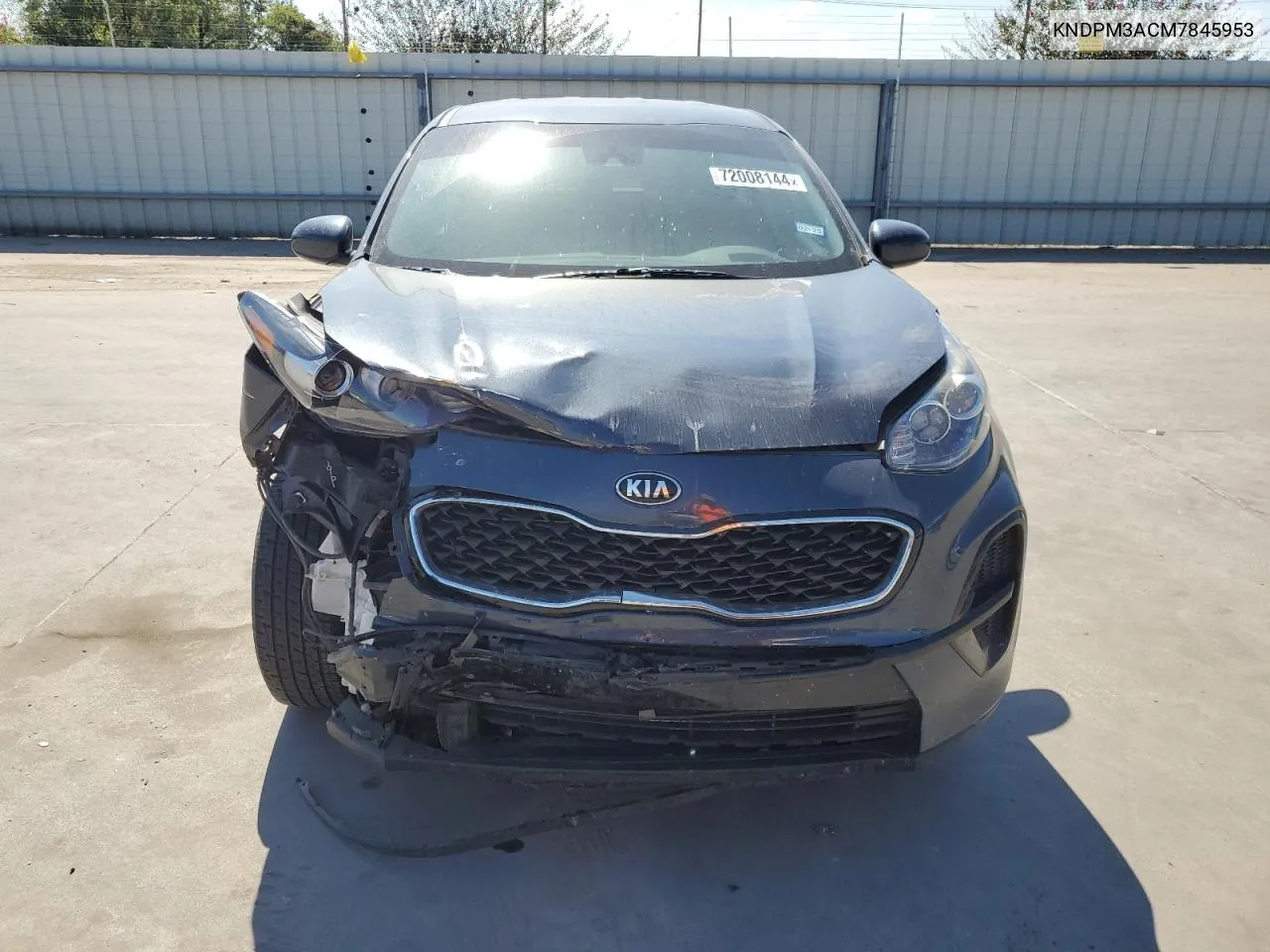 2021 Kia Sportage E VIN: KNDPM3ACM7845953 Lot: 72008144