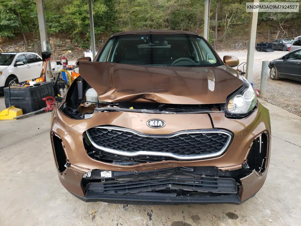 2021 Kia Sportage Lx VIN: KNDPM3AC9M7924527 Lot: 72178304