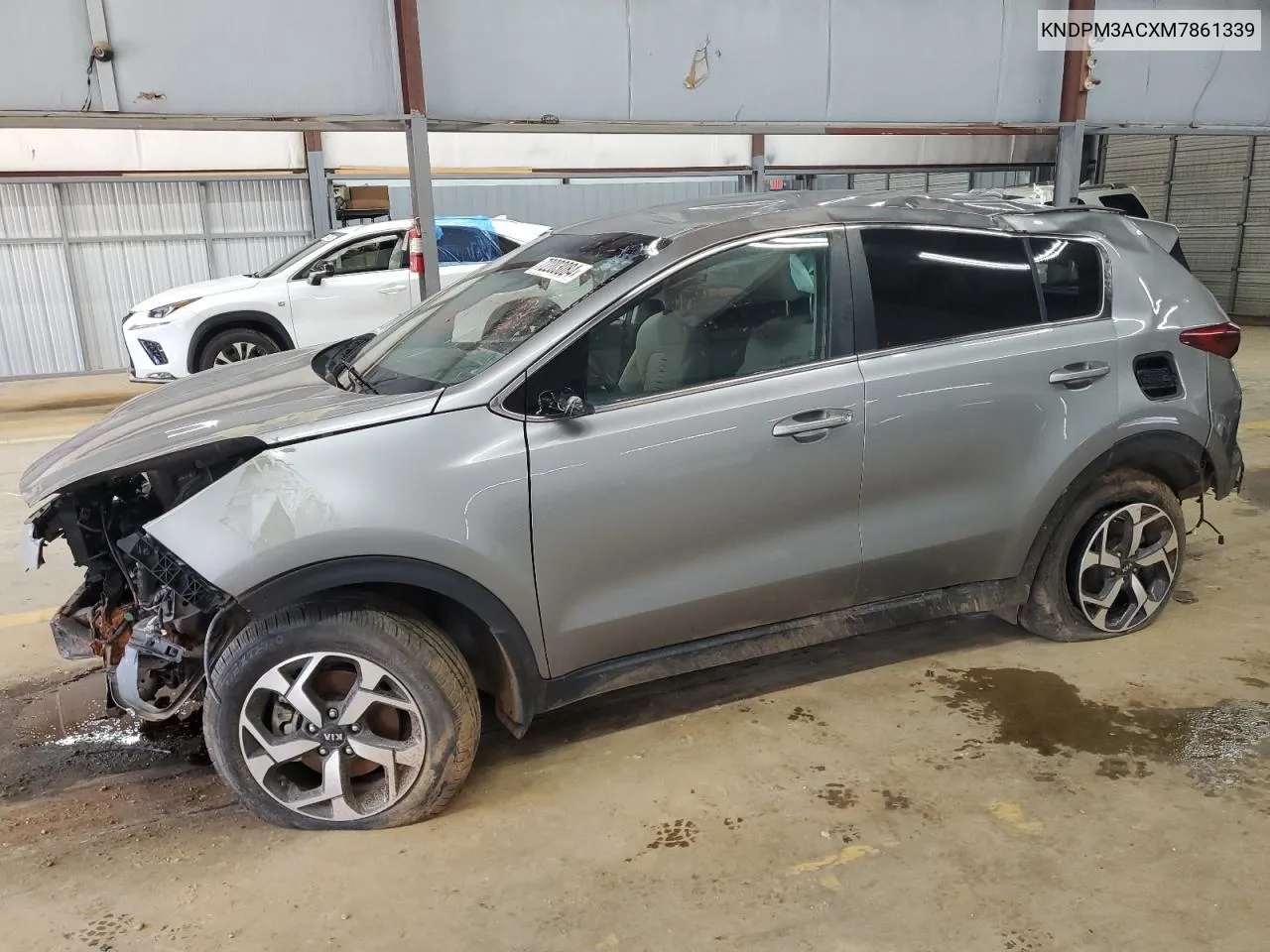 2021 Kia Sportage Lx VIN: KNDPM3ACXM7861339 Lot: 72203084