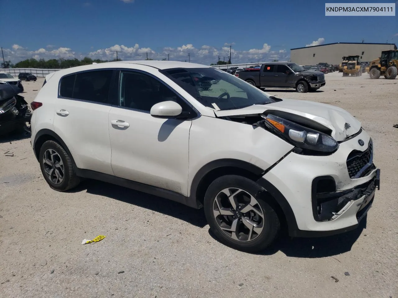 2021 Kia Sportage Lx VIN: KNDPM3ACXM7904111 Lot: 72274154