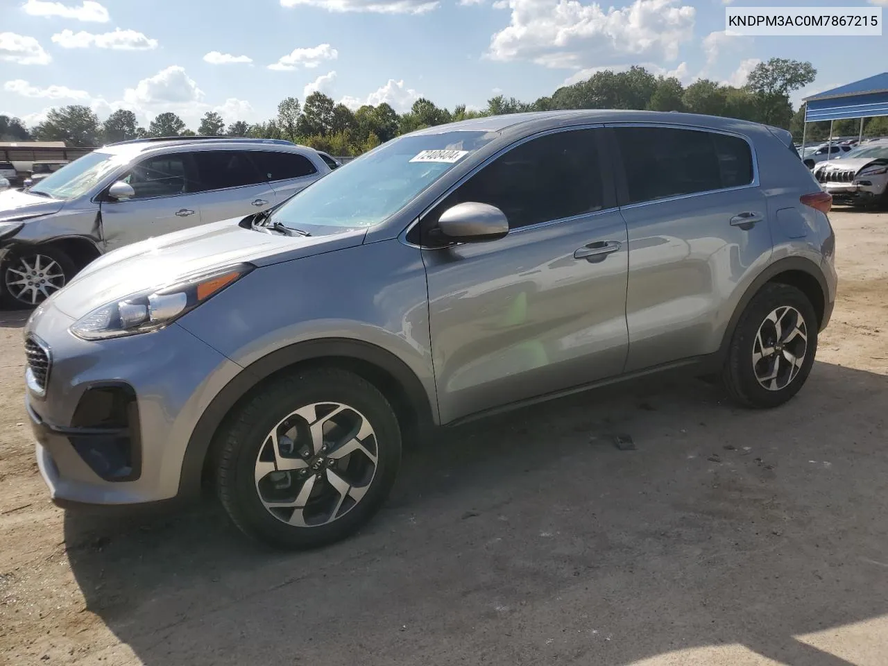 2021 Kia Sportage Lx VIN: KNDPM3AC0M7867215 Lot: 72408404