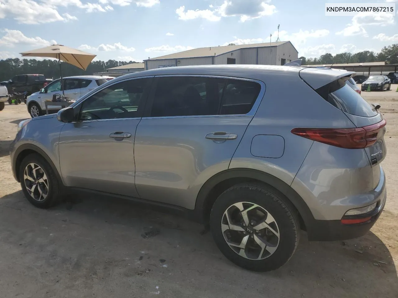 2021 Kia Sportage Lx VIN: KNDPM3AC0M7867215 Lot: 72408404