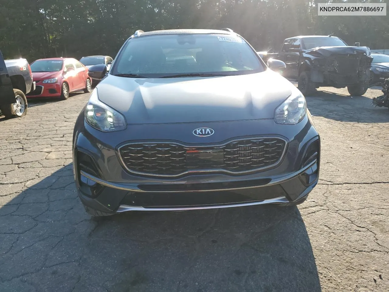 2021 Kia Sportage Sx VIN: KNDPRCA62M7886697 Lot: 72491024