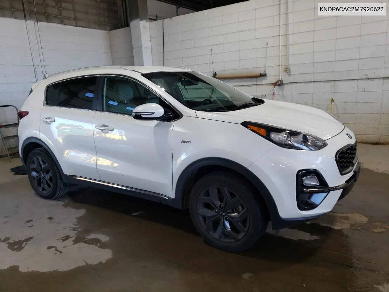 2021 Kia Sportage S VIN: KNDP6CAC2M7920622 Lot: 72622444