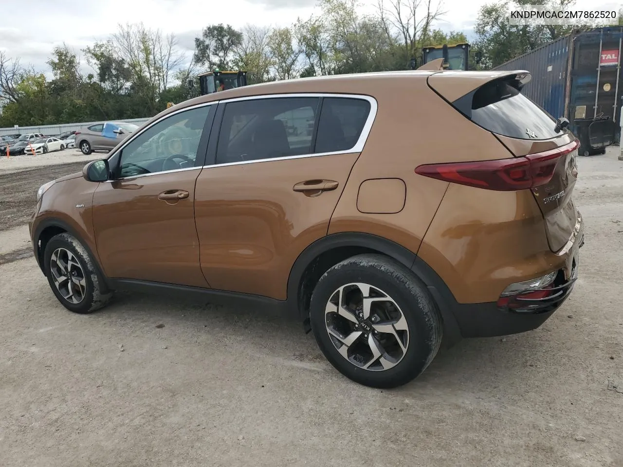 2021 Kia Sportage Lx VIN: KNDPMCAC2M7862520 Lot: 72796574