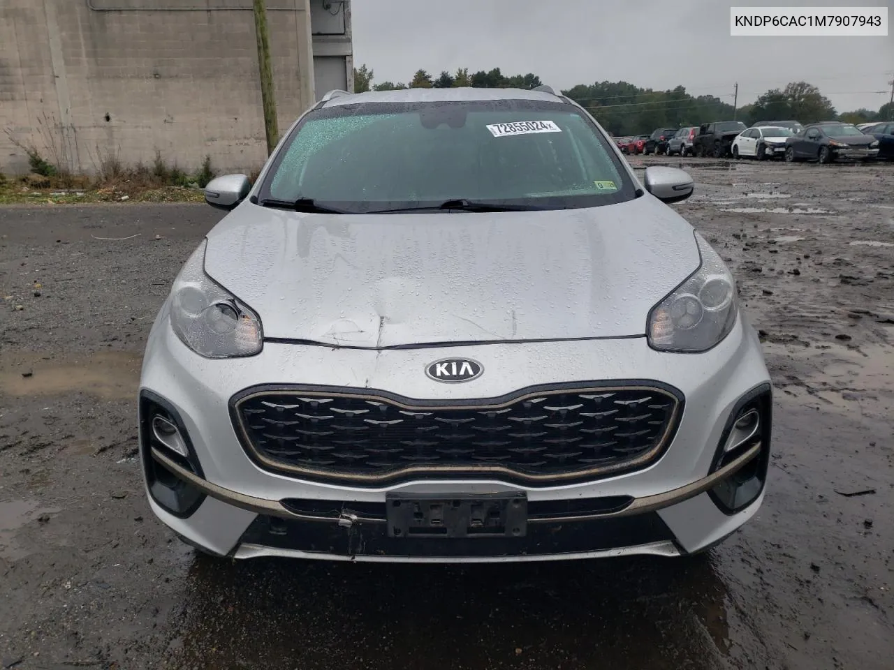 2021 Kia Sportage S VIN: KNDP6CAC1M7907943 Lot: 72855024