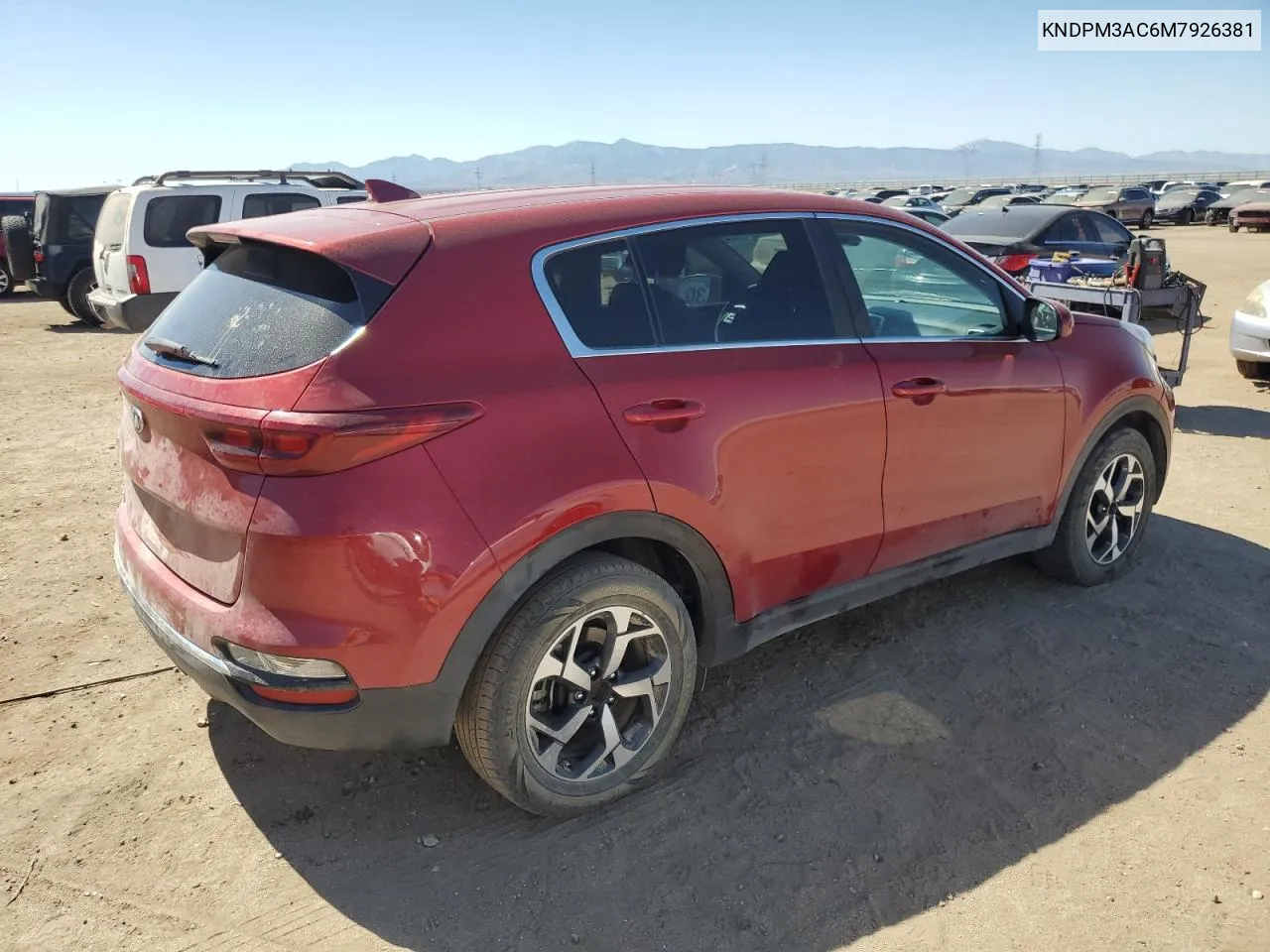 2021 Kia Sportage Lx VIN: KNDPM3AC6M7926381 Lot: 73050304