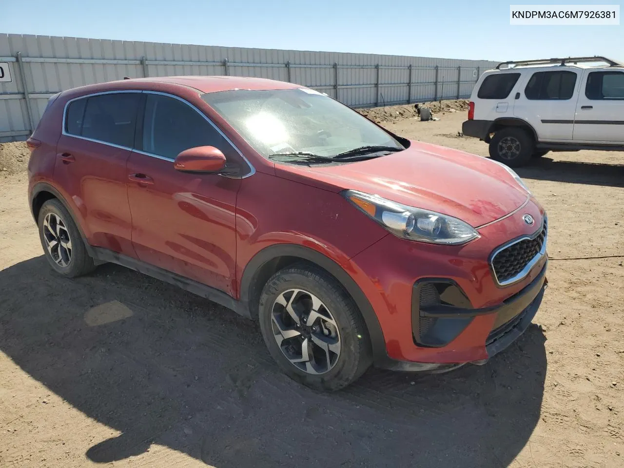 KNDPM3AC6M7926381 2021 Kia Sportage Lx