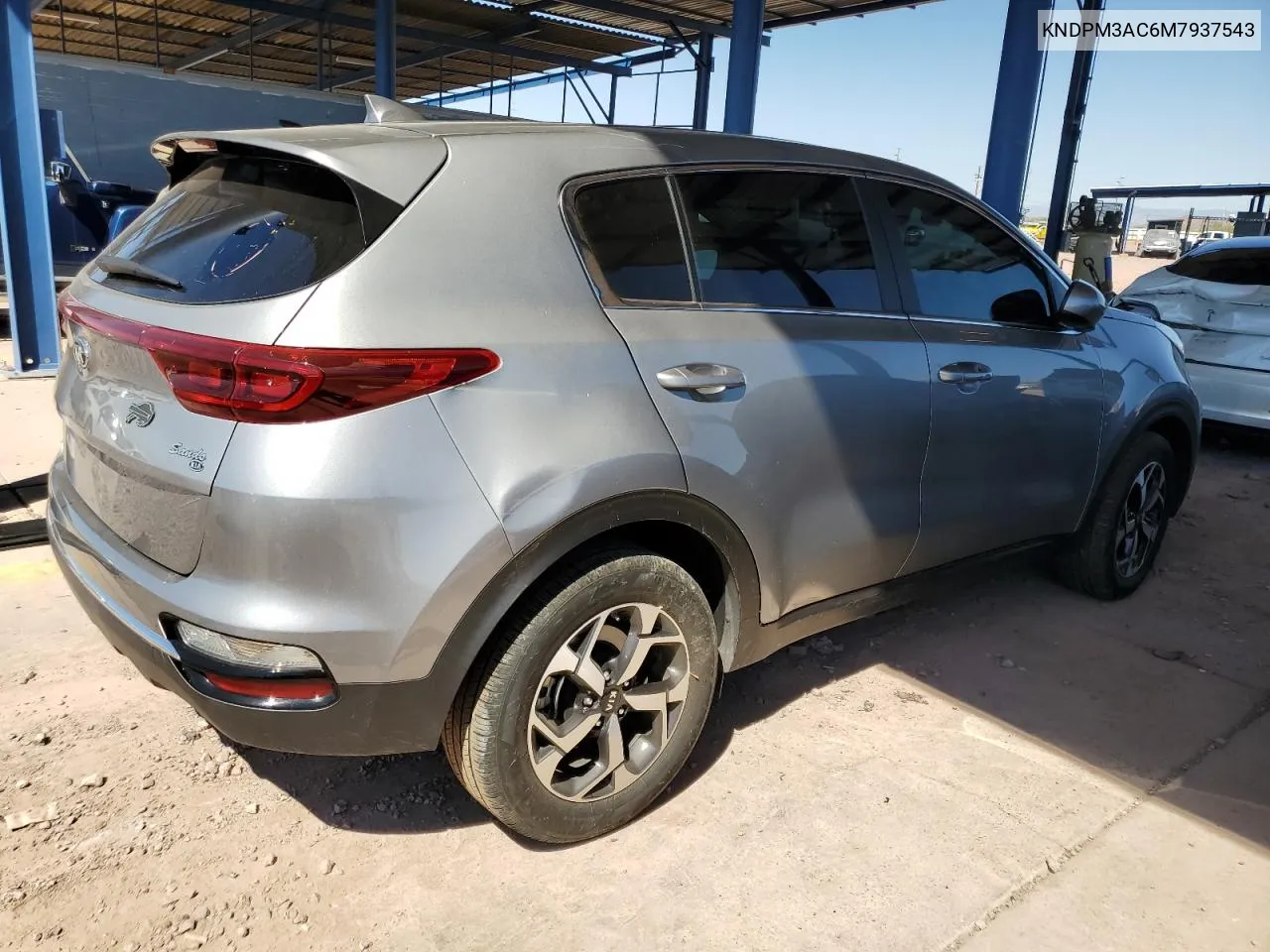 2021 Kia Sportage Lx VIN: KNDPM3AC6M7937543 Lot: 73066844