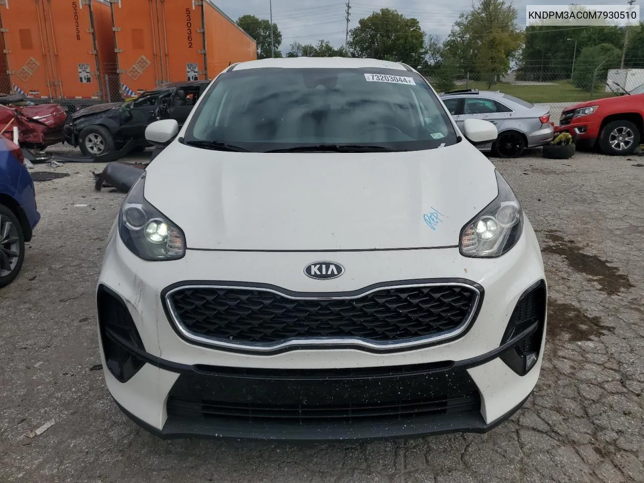 2021 Kia Sportage Lx VIN: KNDPM3AC0M7930510 Lot: 73203044