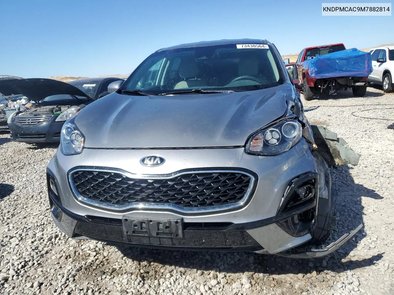 2021 Kia Sportage Lx VIN: KNDPMCAC9M7882814 Lot: 73430564